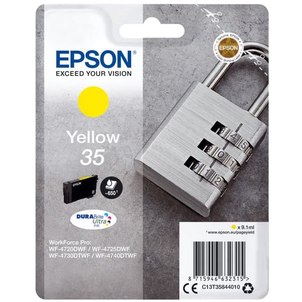 EPSON DURABrite Ultra 35 bläckpatron - Gul - Bläckstråle - 1