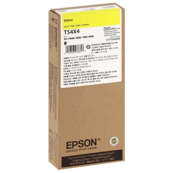 EPSON T54X4 plotter bläckpatron för skrivaren SureColor SC-P6000/P7000/P8000/P9000 Gul - 350ml