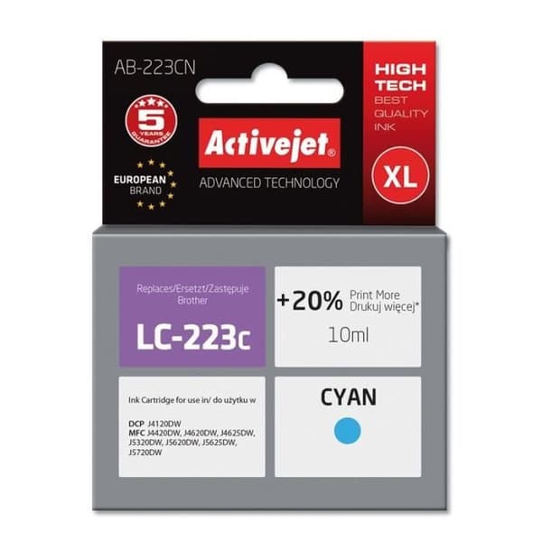 Active Jet AB 223cn kompatibla bläckpatroner Paket med 1 av 1