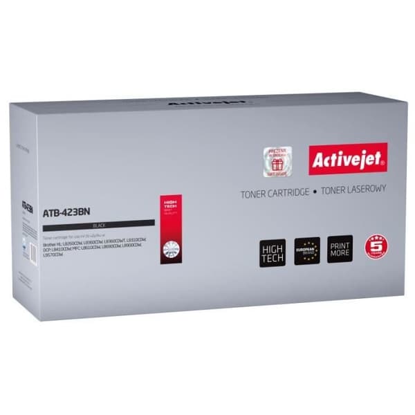 Tonerpatron - Activejet - ATB-423BN - Kompatibel - Svart - 6500 sidor