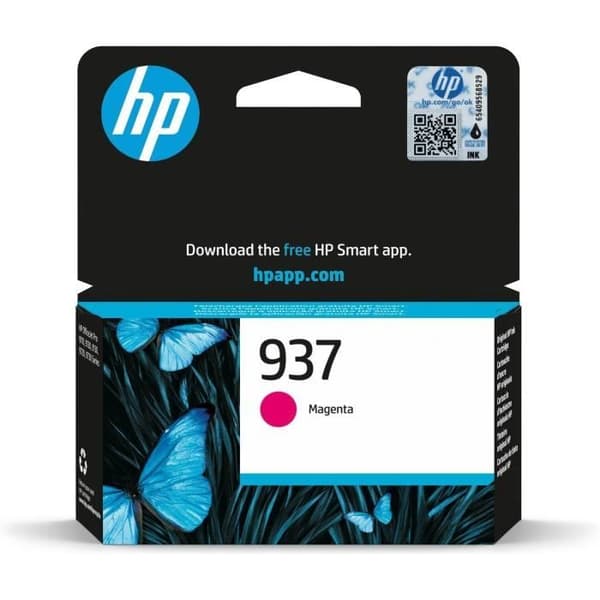 HP 937 äkta magenta bläckpatron (4S6W3NE) för HP OfficeJet Pro 9110/9120/9130/9720/9730