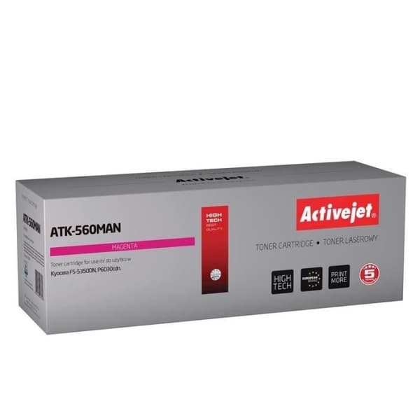 Tonerpatron - Activejet - ATK-560YAN - Gul - Kompatibel - 10000 sidor