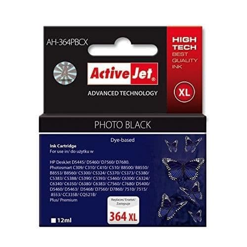 ActiveJet AH-364PBCX tonerkassett för HP Deskjet 3070A - Fotosvart - XL Storlek - 12 ml Kapacitet