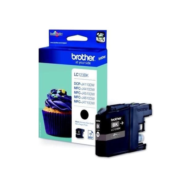 Brother LC123BK svart kassett