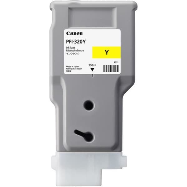 Gul CANON PFI-320Y bläckpatron - 300 ml - För imagePROGRAF TM-200, TM-205, TM-300, TM-305