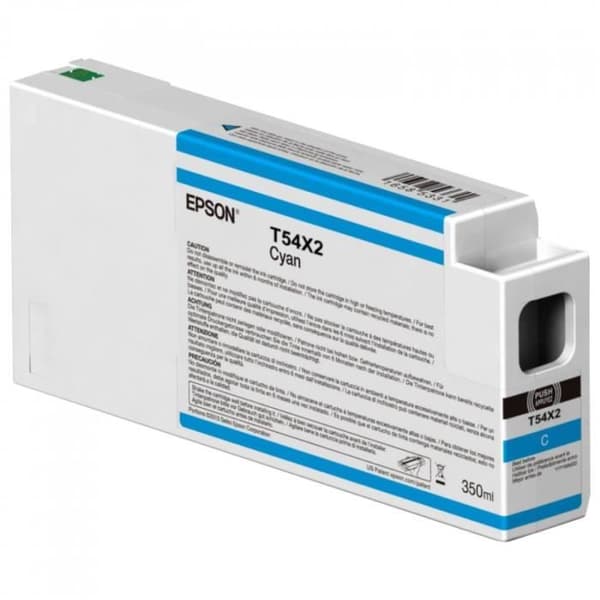 EPSON T54X2 plotter bläckpatron för SureColor SC-P6000/P7000/P8000/P9000 Cyan skrivare - 350ml