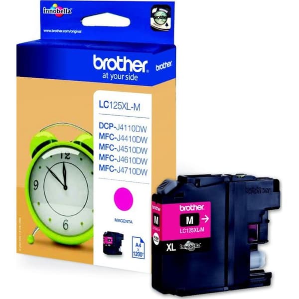 Brother LC125XLM Magenta bläckpatron