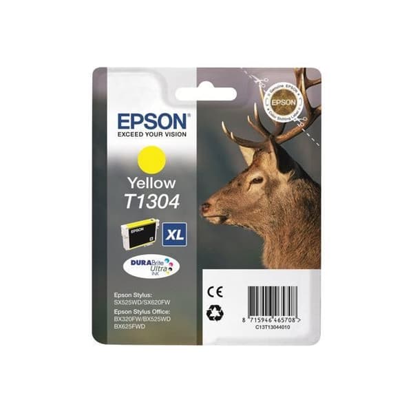 EPSON Cartridge T1304 - Rådjur - Gul