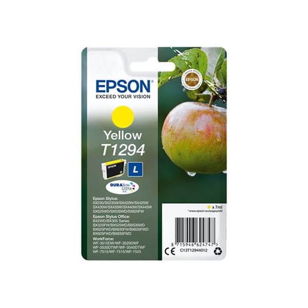 Bläckpatron - EPSON - Gul - Storlek L - Epson DURABrite Ultra - 445 sidor