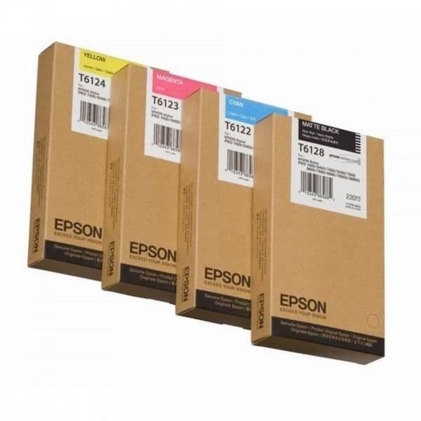 EPSON Pack of 1 Cartridge T6122 - Cyan - Standard 220ml
