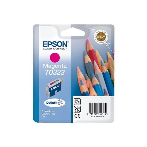 Epson T0323 Magenta QuickDry Cartridge - T0323 - Druckerpatrone - 1 x Magenta pigment