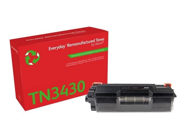 Toner - Xerox - TN-3430 - Standardkapacitet - Svart - Kompatibel med Brother