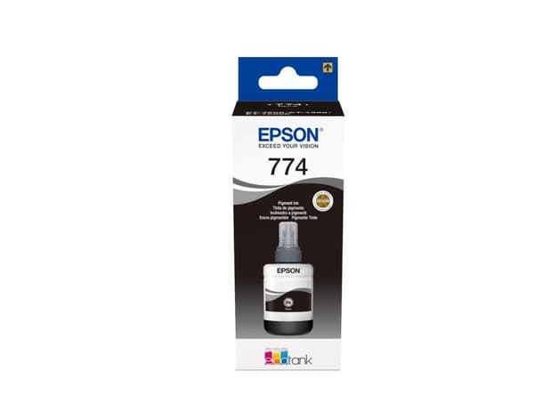 Epson T7741 pigmentfärgad svart bläckflaska 1x 140ml