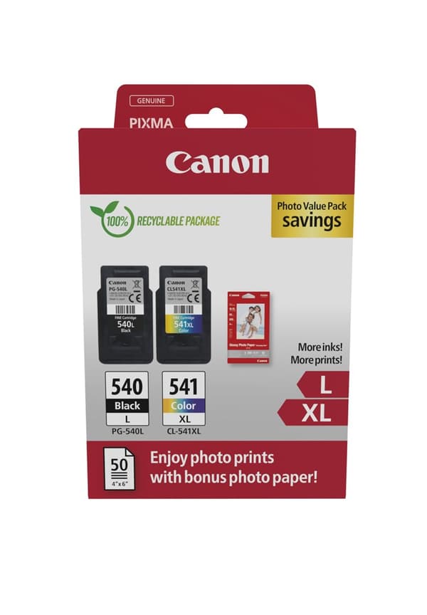 Reklamefotopakke Canon 5224B012 - Cyan - Magenta - Gul - 11 ml - 15 ml - 2 stk.