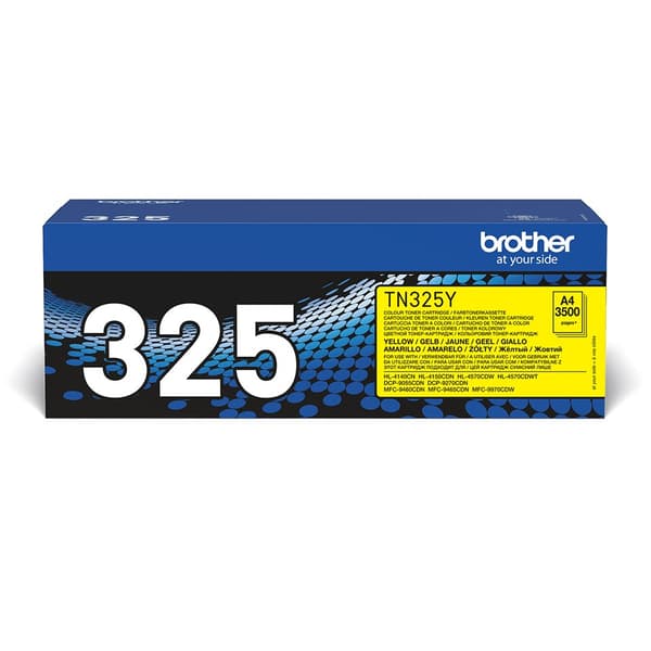 Brother TN-325Y värikasetti 1 kpl Alkuperäinen Keltainen