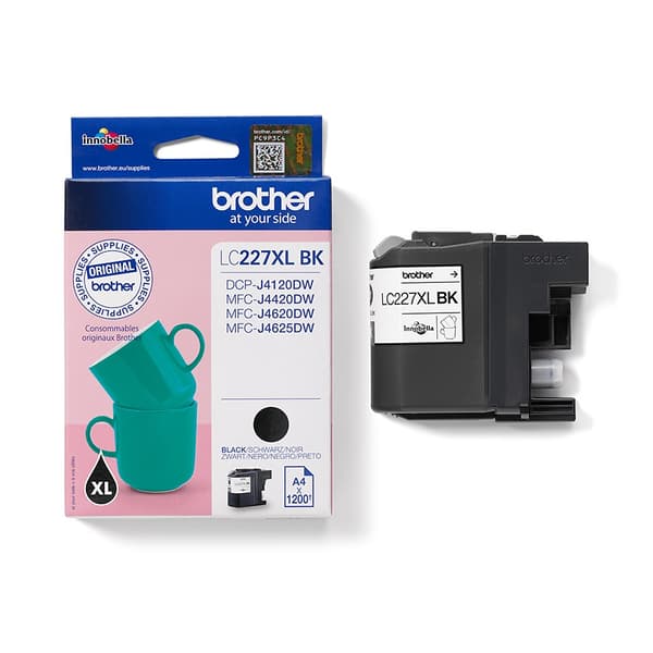 Brother LC-227XLBK blækpatron 1 stk. Original sort