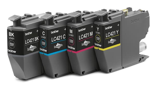 Brother LC-421VAL PagePack 4 st Original Standardkapacitet Svart, Cyan, Magenta, Gul