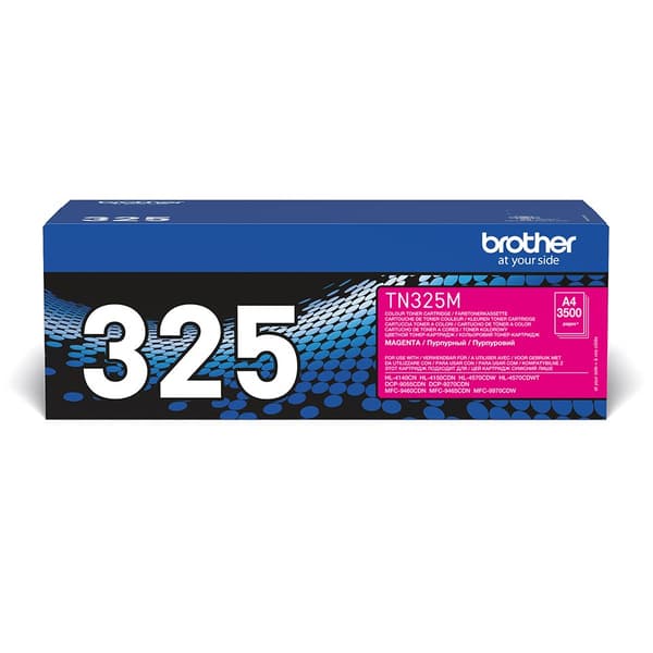 Brother TN-325M värikasetti 1 kpl Alkuperäinen Magenta