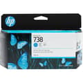 Miniatyrbild 1 av 3: HP Bläck/ 738 130-ml Cyan Design