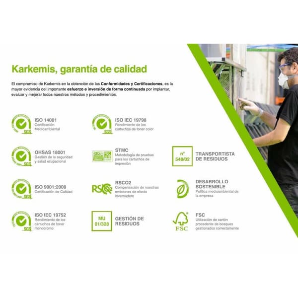 Alkuperäinen mustepatruuna Karkemis MX-36GTCA CY 15.000 Syaani
