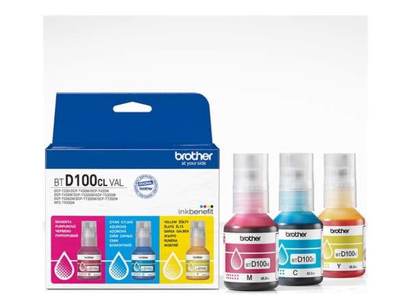 BTD100CLVAL INK BOTTLE Value Pack Each