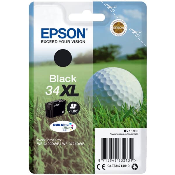Skrivarpapper Epson C13T34714020 Svart
