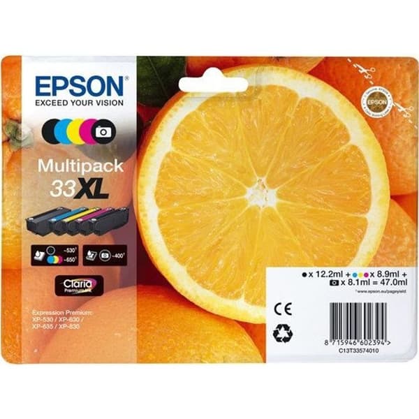 Epson patron - Multipack 33XL 5 färger - Orange Series