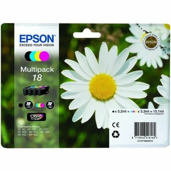 Original blækpatron Epson Multipack Gul Sort Multifarvet