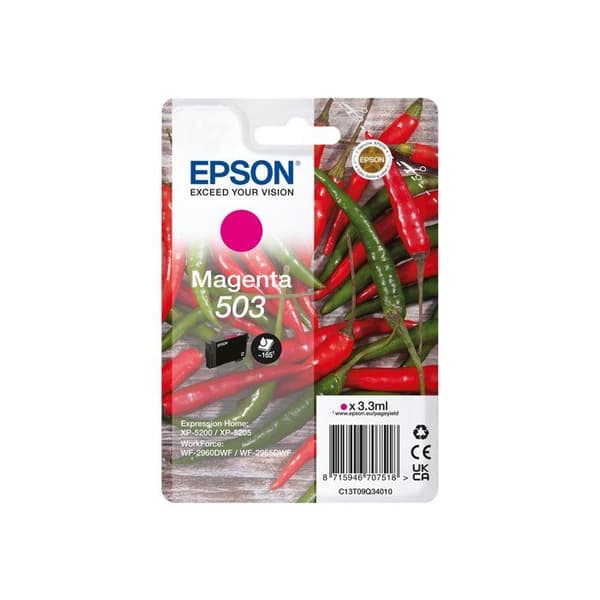 Bläckpatron - Epson - 503 - Magenta - Original - 3,3 ml