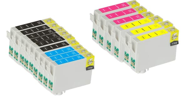 Pixojet mustepatruunat Epson T0801 - T0804 - C13T08014011, 15 kpl pakkaus Alennus 211,5 ml