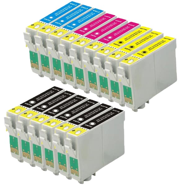 Pixojet blækpatroner Epson T1291 - T1294 - C13T12914011, 15 stk. rabatpakke 243 ml