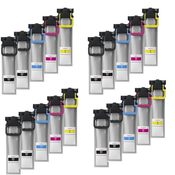Pixojet blækpatroner Epson T9441 - T9444 - C13T944140, 20 stk. rabatpakke 960 ml