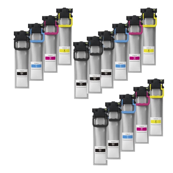 Pixojet blækpatroner Epson T9451 - T9454 - C13T945140, 15 stk. rabatpakke 1080 ml