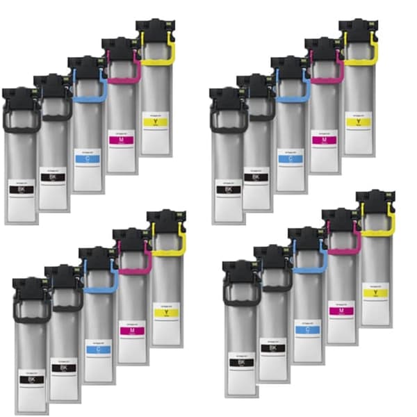 Pixojet blækpatroner Epson T9451 - T9454 - C13T945140, 20 stk. rabatpakke 1440 ml
