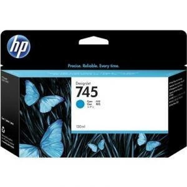 Originale Blekkpatroner HP Cartucho de tinta DesignJet HP 745 cian de 130 ml Cyan
