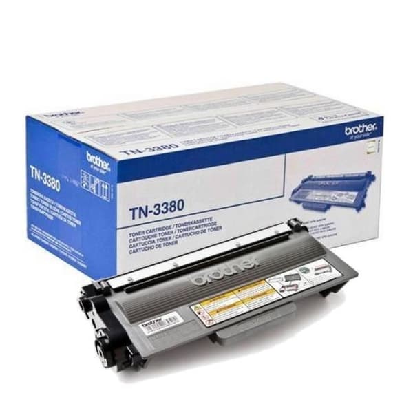 Brother TN-3380 svart XL tonerkassett - för HL-5440D, HL-5450DN, HL-5450DNT, HL-5470DW laserskrivare