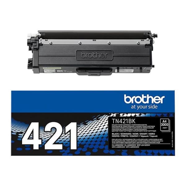 BROTHER Toner svart TN421BK