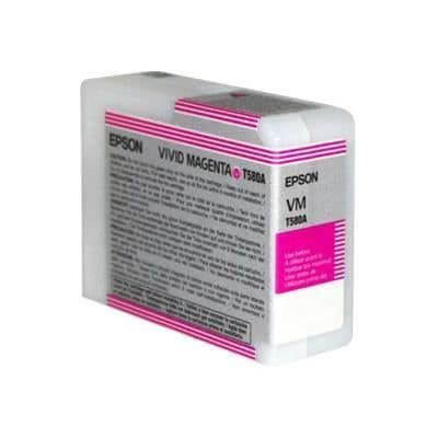 EPSON förpackning med 1 bläckpatron - T580 - magenta - standardkapacitet 80 ml