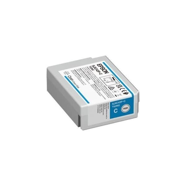 EPSON - BS ETIKETT FÖRBRUKNINGSVAROR U4 SJIC42P-C (cyan) patron