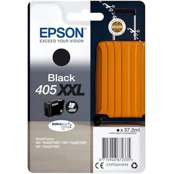 Epson Bläckpatroner Singlepack Black 405XXL DURABrite Ultra Ink