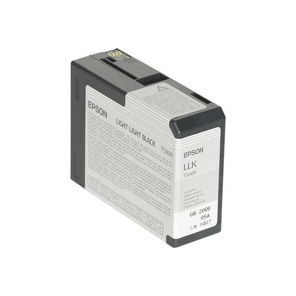 EPSON Pack of 1 Cartridge T5809 - Ljussvart - Standard 80ml