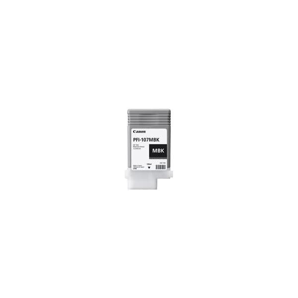 CANON Original bläcktank PFI-107 MBK - 130 ml - Mattsvart