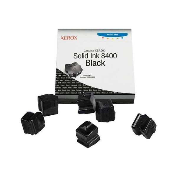 XEROX svart tonerkassett - Tektronix 108R00608 - kapacitet på 6800 sidor - Solid bläck