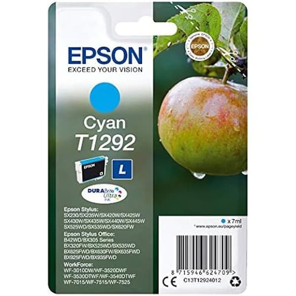 Bläckpatron - EPSON - Stylus Office BX305F - Cyan - Bläckstråleskrivare - Generisk kompatibel