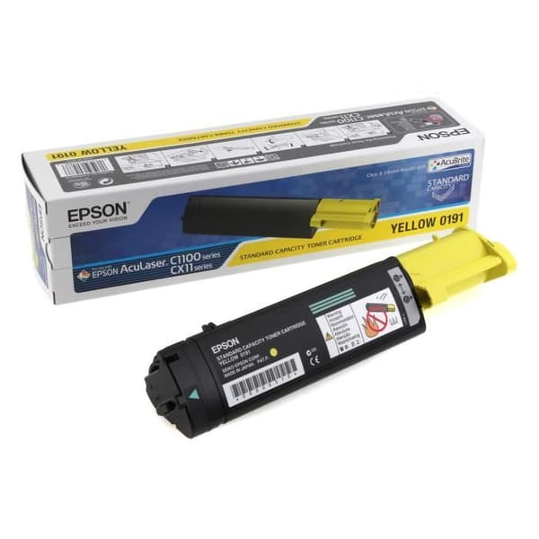 EPSON ACULASER C1100 tonerkassett - Gul - Standardkapacitet 1500 sidor