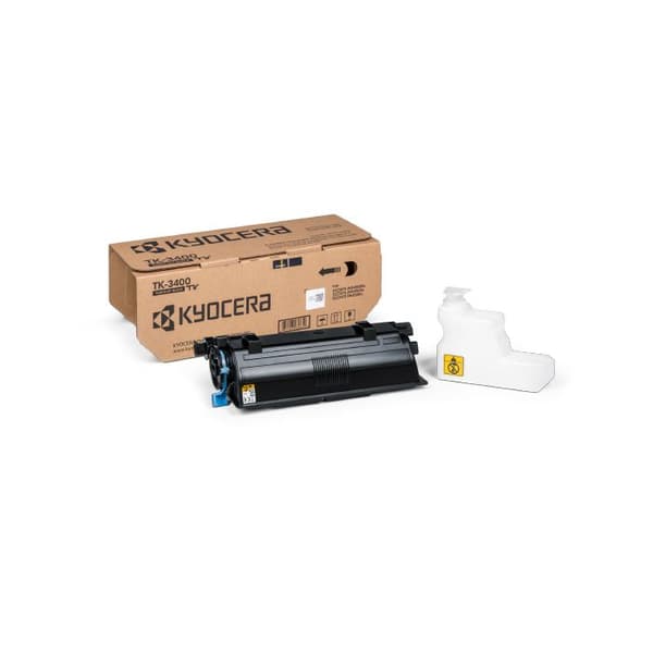 Tonerpatron - KYOCERA - TK-3400 - Svart - Laser - 12 500 sidor