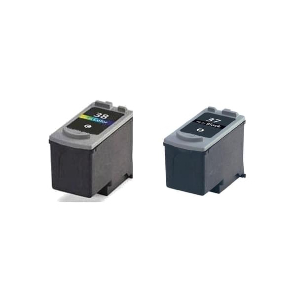 Pixojet Blekkpatroner Canon PG-37 / CL-38 - 2145B001, 2 Pakke med rabatt 19 ml