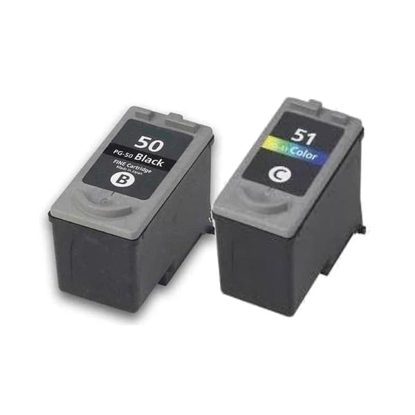 Pixojet blekkpatroner Canon PG-50 / CL-51, 2 Pakke med rabatt 34 ml