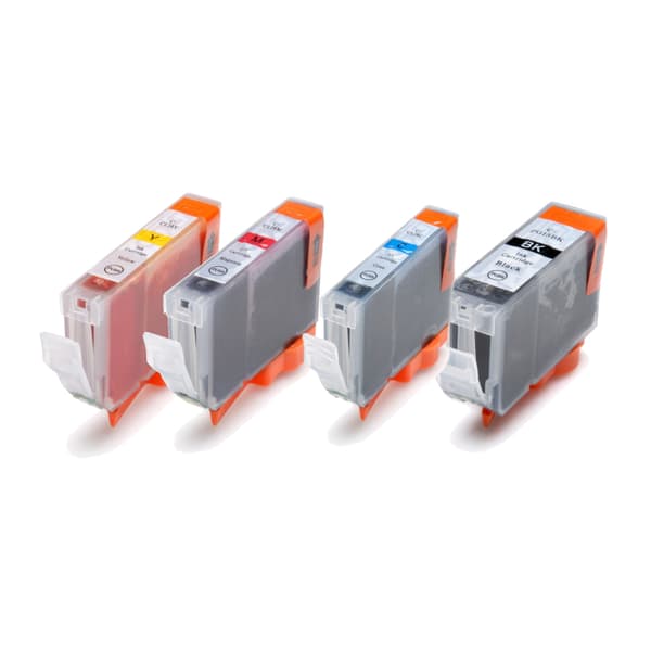 Pixojet blekkpatroner Canon PGI-5 / CLI-8 - 0620B001, 4-pakning 70ml