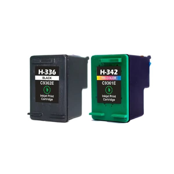 Pixojet bläckpatroner HP 336 - 342 - C9362EE, 2-pack 35 ml